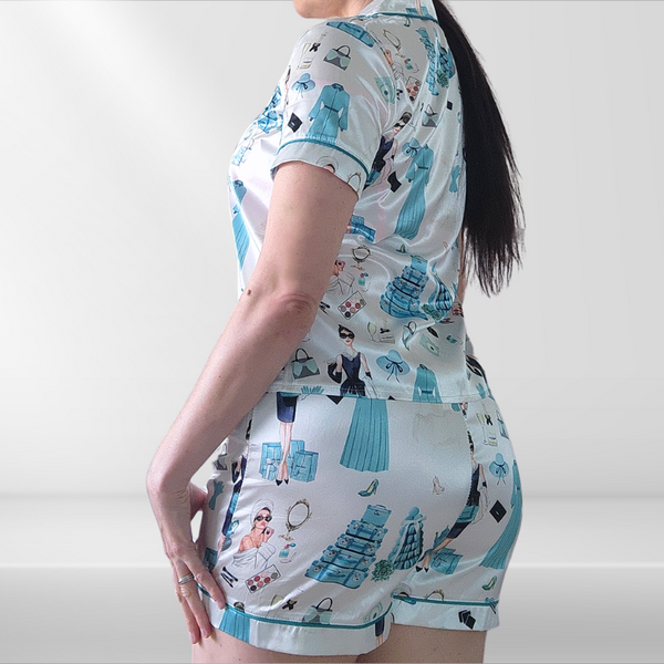 Audrey Hepburn Satin Pjs for Women