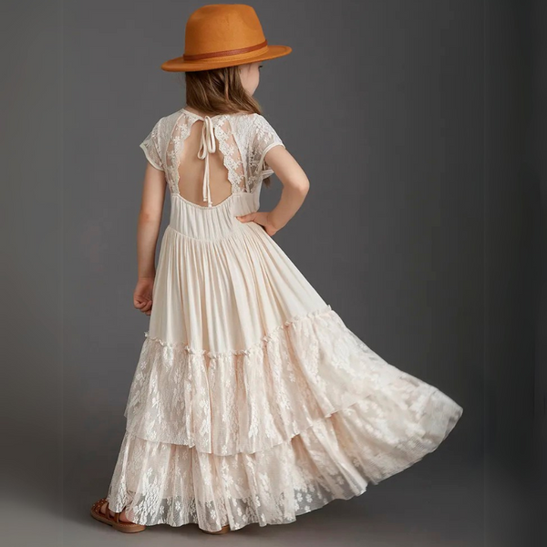 The Margreta Lace Maxi Dress
