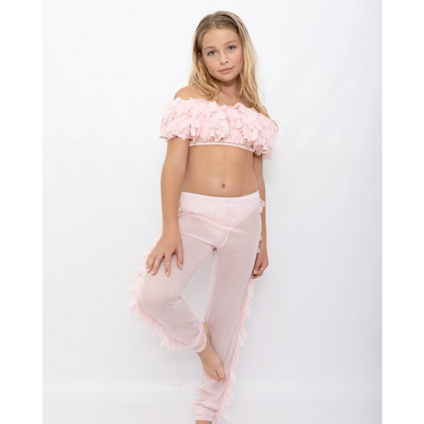 Pink Beach Pants with Petals