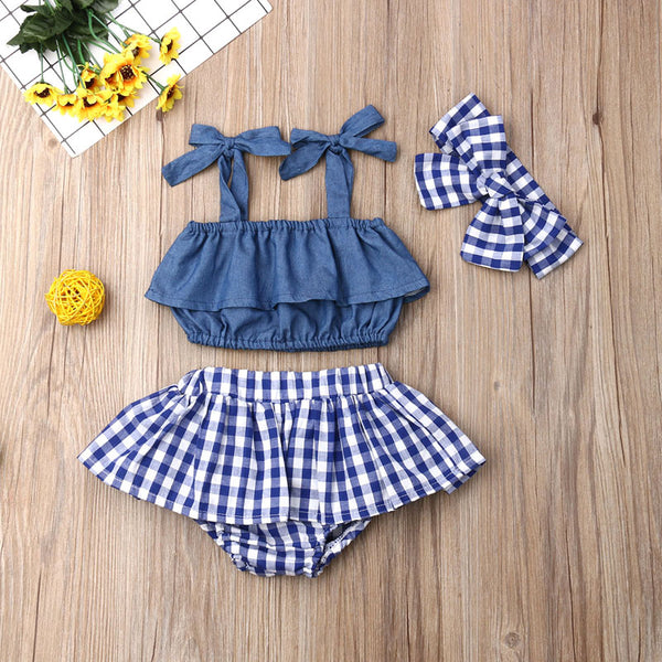 The Harper Gingham Set