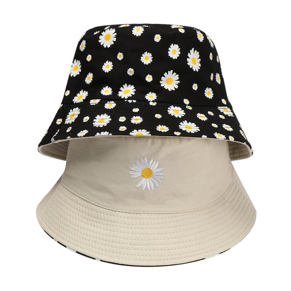 Daisy Reversible Bucket Hat for Girls & Women