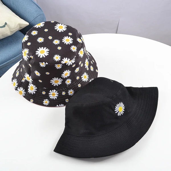 Daisy Reversible Bucket Hat for Girls & Women