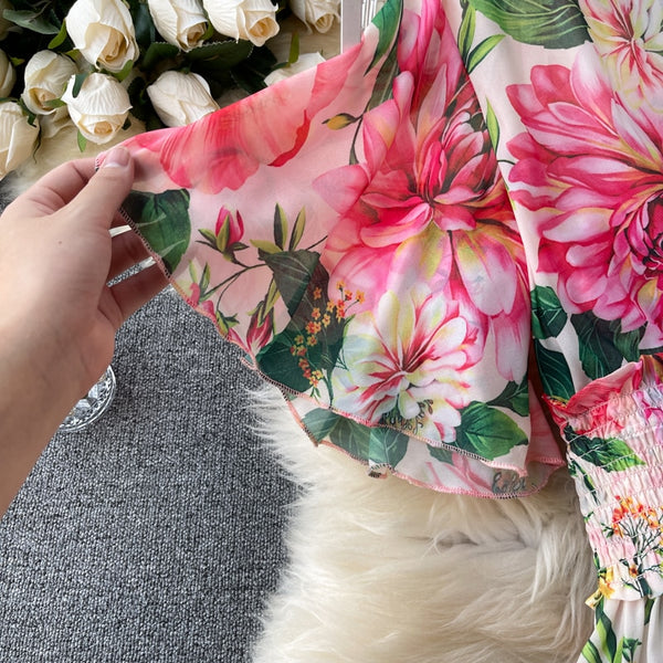 The Hera Floral Maxi Dress for Women-EXTENDED SIZES