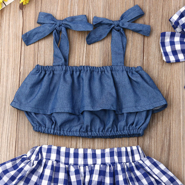 The Harper Gingham Set