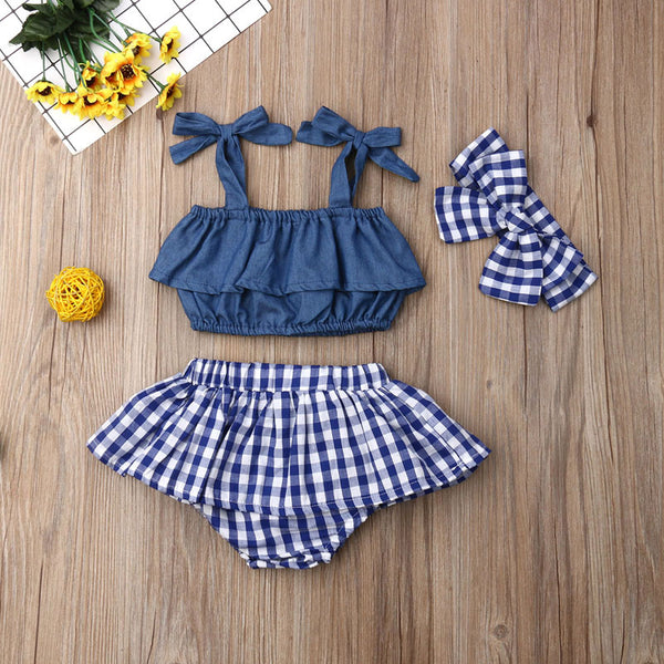The Harper Gingham Set