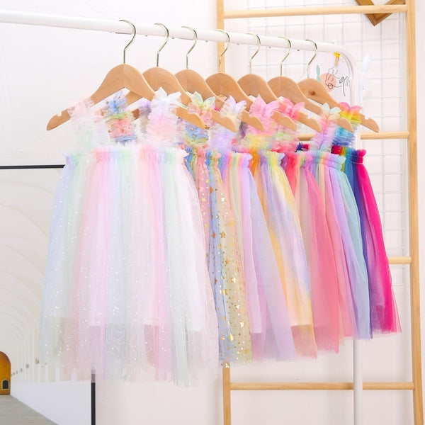 The Sasha Rainbow Tulle Dress