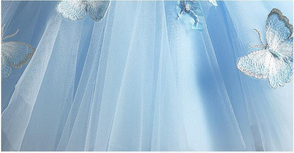 The Bella Blue Butterfly Dress