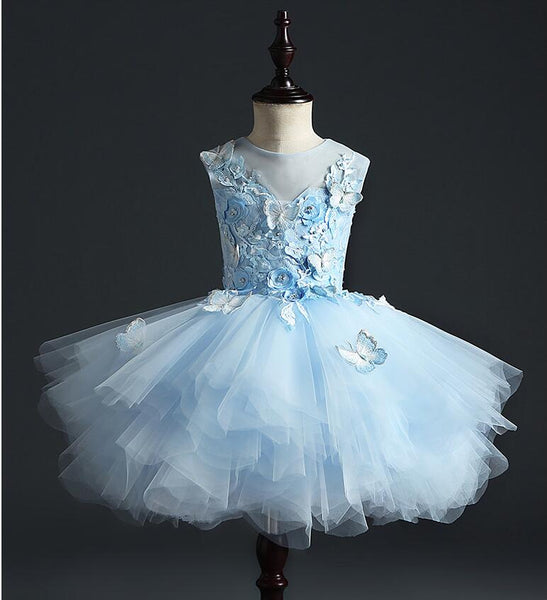 The Bella Blue Butterfly Dress