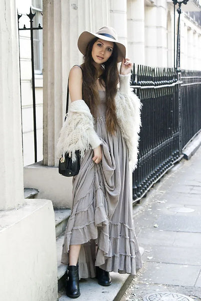The Tasia Strappy-Back Halter Maxi