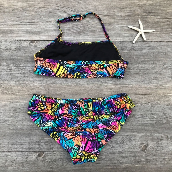 The Vivid Butterfly Wings Two Piece for Tween Girls