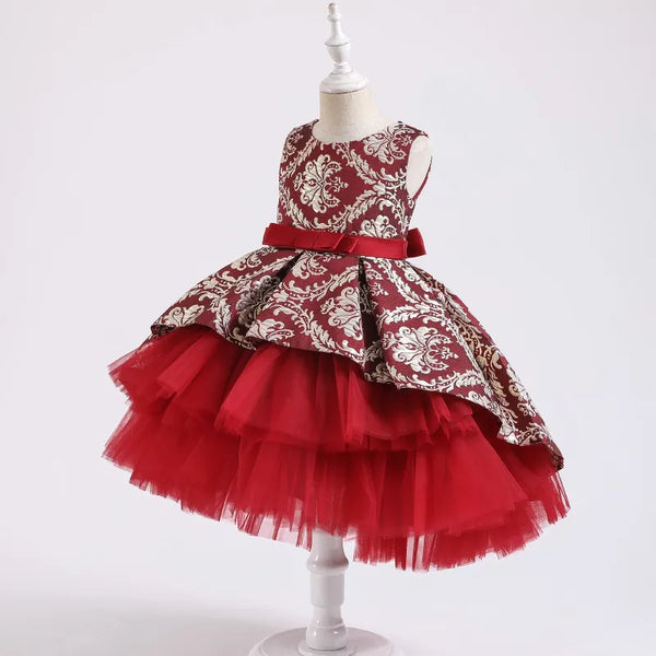 The Kyler Brocade Tulle Party Dress
