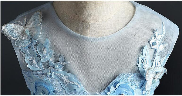 The Bella Blue Butterfly Dress