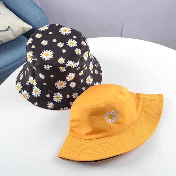 Daisy Reversible Bucket Hat for Girls & Women