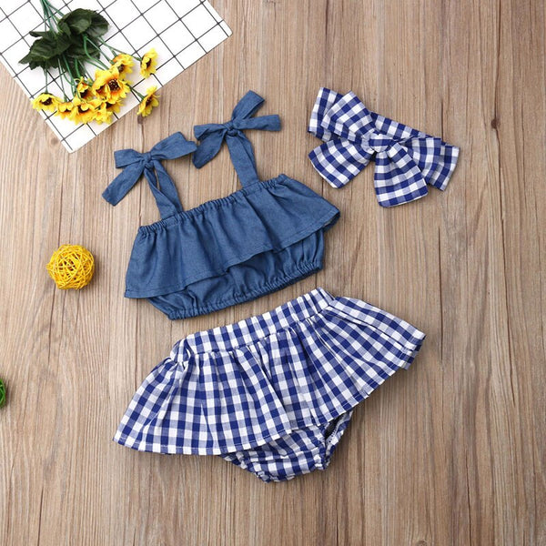 The Harper Gingham Set