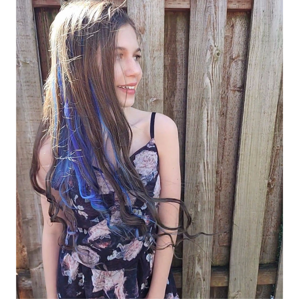 The Kara Black Floral Mini Dress for Girls, Tweens & Teens