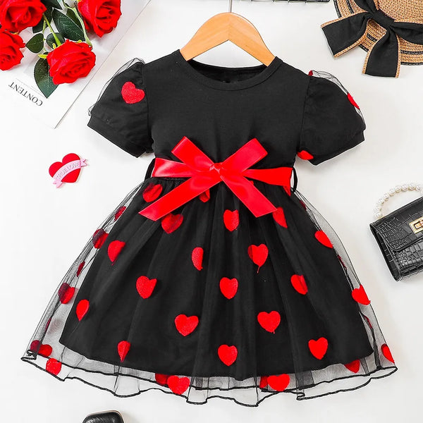 The Princess of Hearts Party Dress for Little Girls