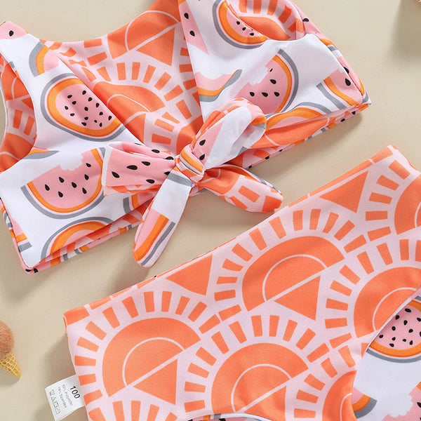 Sunny Melon Reversible Two-Piece for Baby & Little Girls