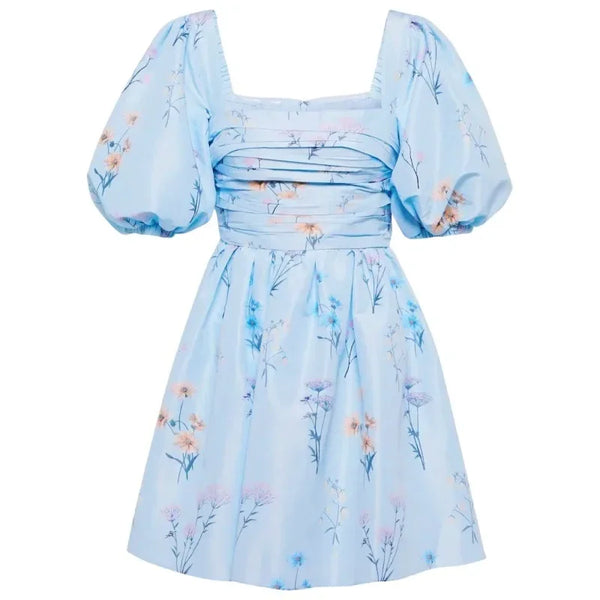The Jessamine Semi-Formal Bubble Sleeve Dress for Tweens, Teens, & Women