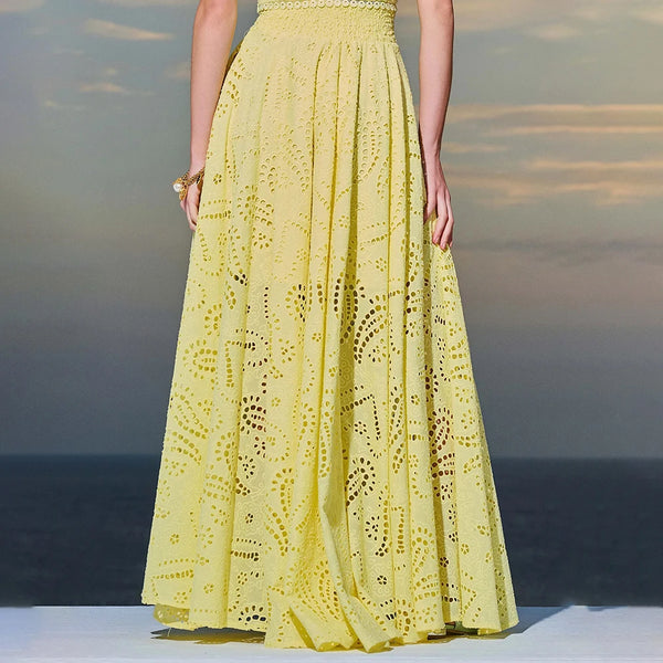 Madame Empress Eyelet Top & Maxi Skirt Outfit for Women & Teens