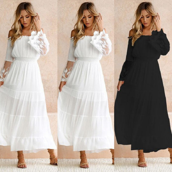 The Ruth Long Lace Maxi Dress for Tween Girls