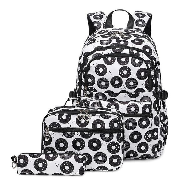 Girls' Yummy Donuts Backpack Set
