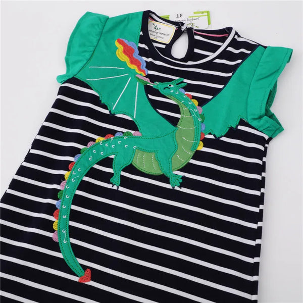 Dragonheart Blue Striped Shift Dress