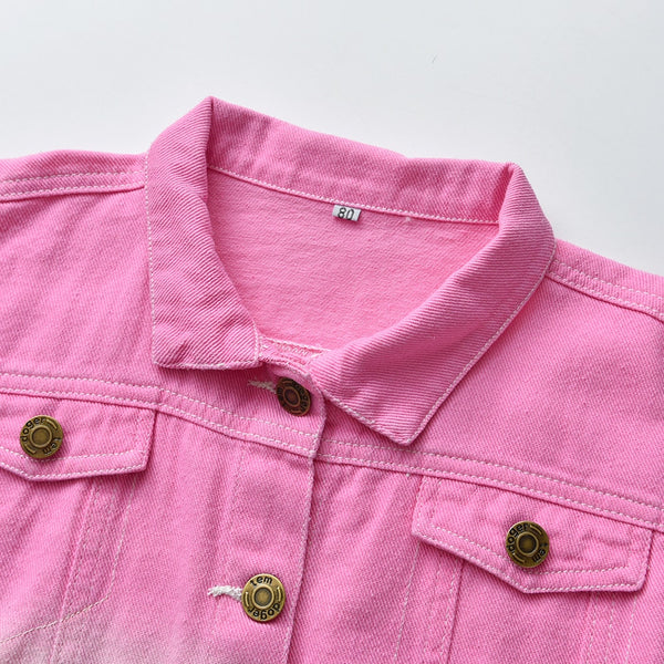 Girls' Dip-Dye Denim Jacket (for Baby, Girls, & Tweens)