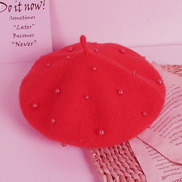 Pearl Beret for Little Girls