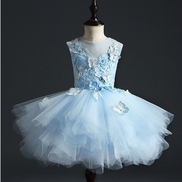 The Bella Blue Butterfly Dress