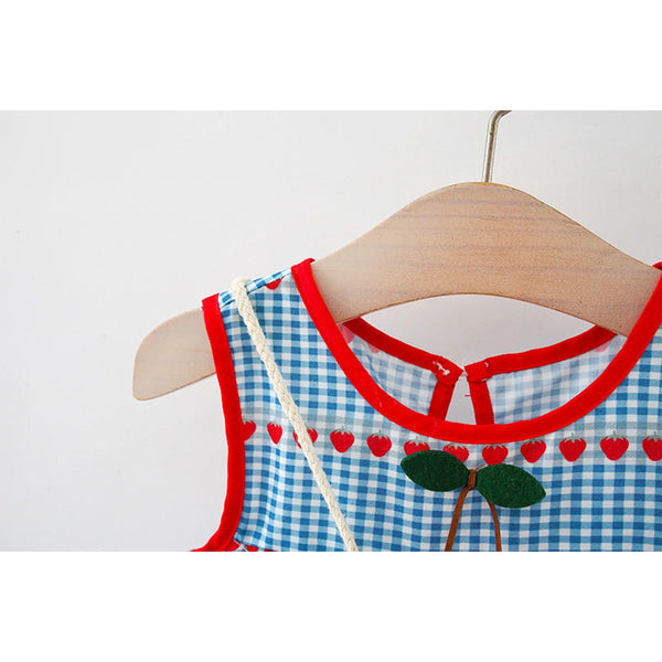 Cheery Cherry Dress with Matching Purse