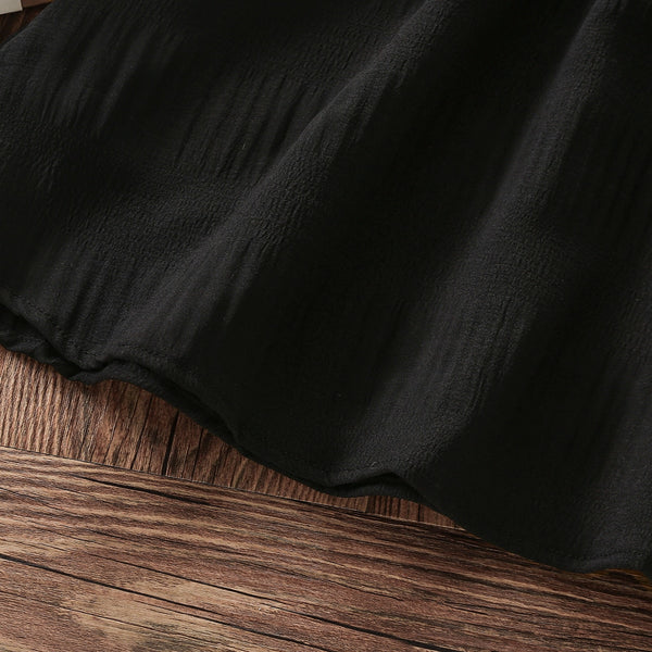 The Avren Cut-Out Dress in Black