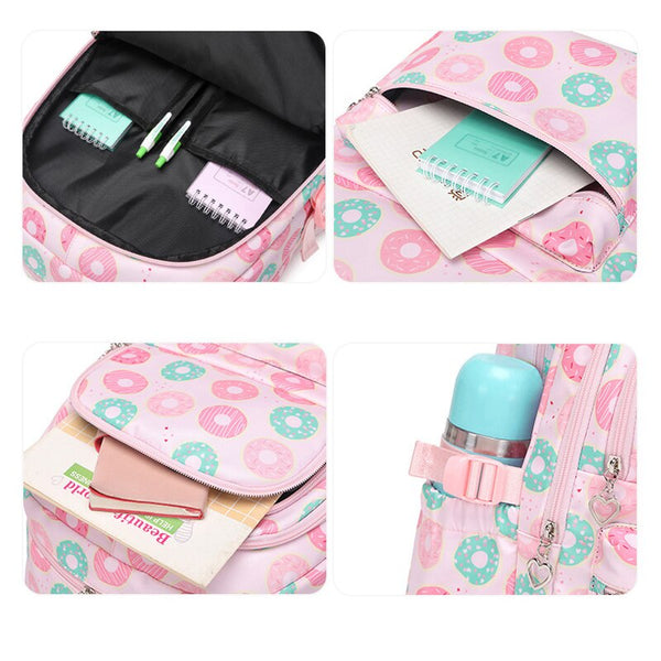 Girls' Yummy Donuts Backpack Set