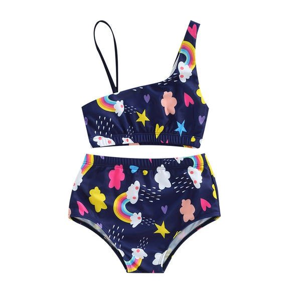 The Rainbow & Clouds 2-Piece for Little Girls