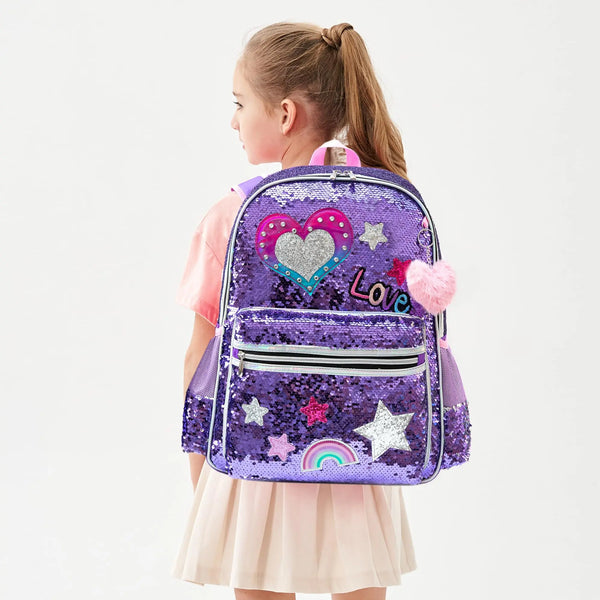 Sparkles & Sequins Love Backpack Set