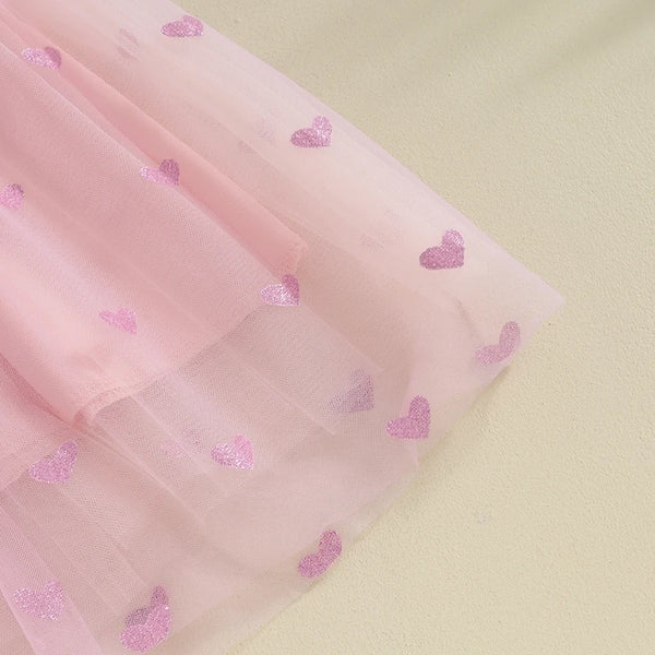 Baby Butterfly Wings Mini Hearts Dress for Baby & Little Girls