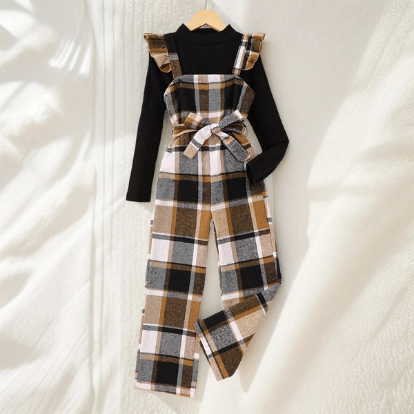 The Tawny Plaid Jumpsuit & Top Outfit for Girls & Tweens