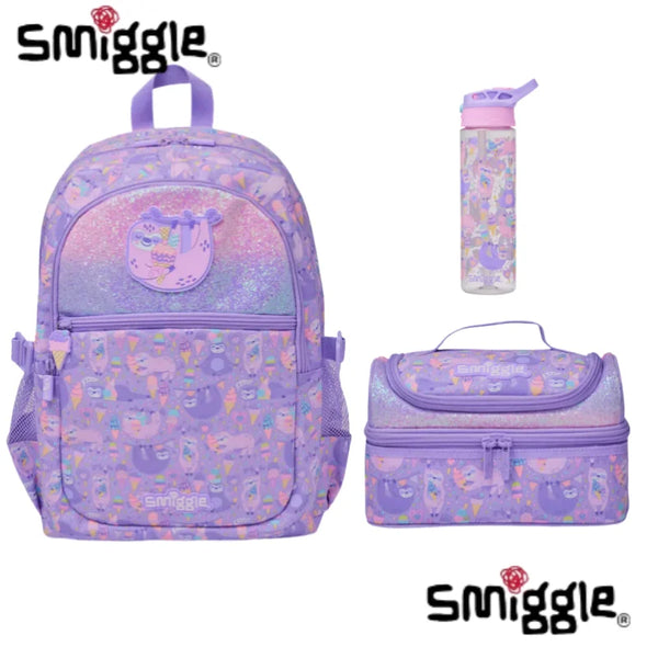 Smiggle® Slothing Around Sparkly Large Capacity Backpack & Accessories
