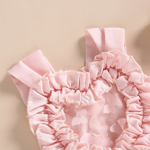 The Harmony Heart Floral Romper Dress