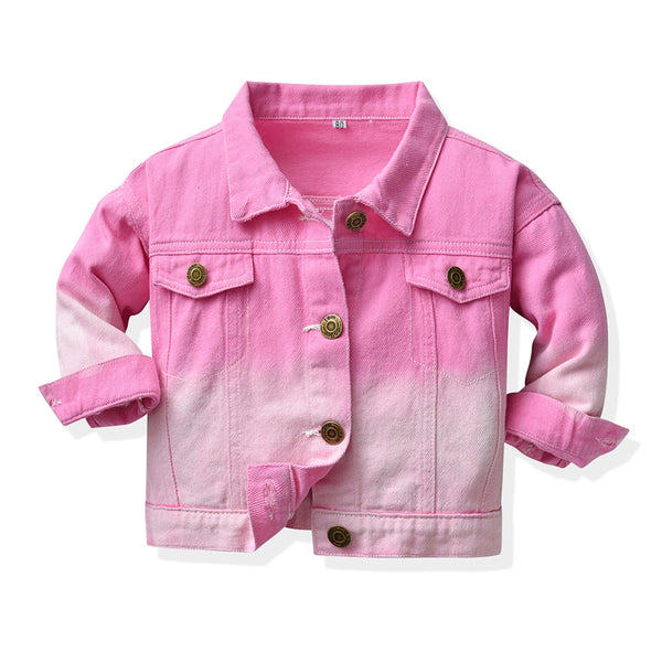 Girls' Dip-Dye Denim Jacket (for Baby, Girls, & Tweens)