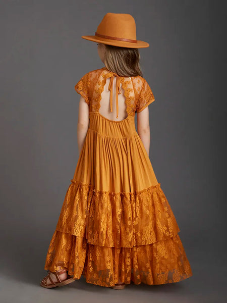 The Margreta Lace Maxi Dress