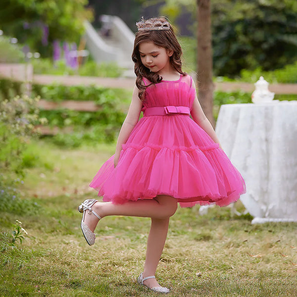 Dakota High Low Formal Ball Gown for Girls with Detachable Train