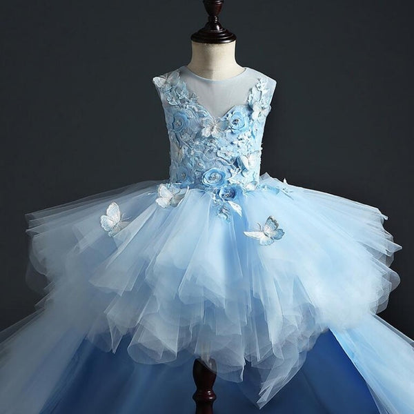 The Bella Blue Butterfly Dress