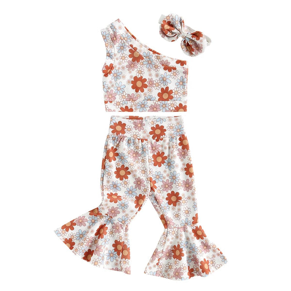Groovy Baby Floral Outfit for Baby, Toddler & Little Girls