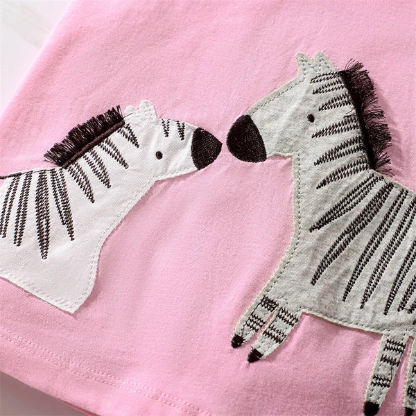 Zebra Kisses Lounge & Pj Set for Little Girls