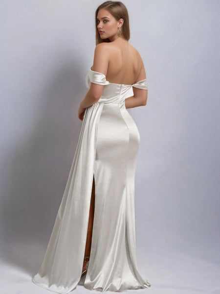 Sabine Off-The-Shoulder Slip Corset Special Occasion Dress