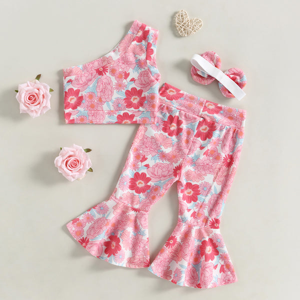 Groovy Baby Floral Outfit for Baby, Toddler & Little Girls