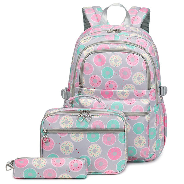 Girls' Yummy Donuts Backpack Set