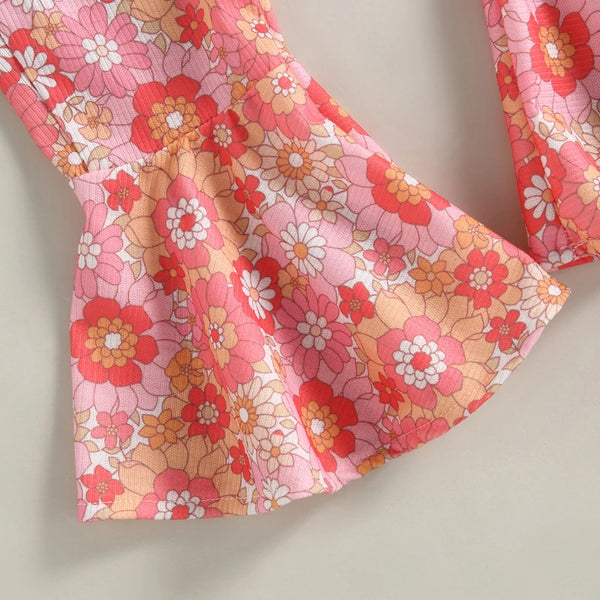 Groovy Baby Floral Outfit for Baby, Toddler & Little Girls