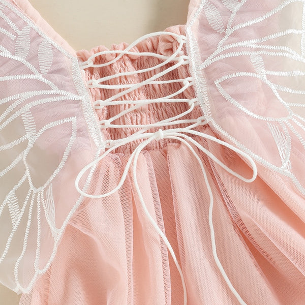 The Amber Butterfly Wings Romper