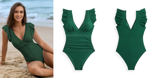 Devin Flutter Sleeve One Piece for Women & Teens